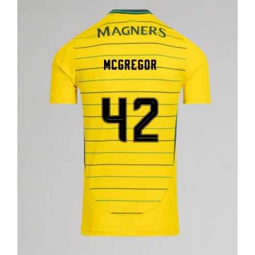 Fotballdrakt Herre Celtic Callum McGregor #42 Bortedrakt 2024-25 Kortermet